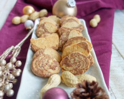 Marmor-Erdnuss-Kekse