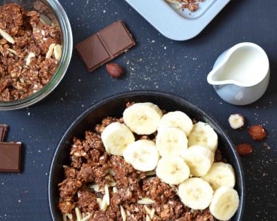 Schokoladen-Granola (vegan)