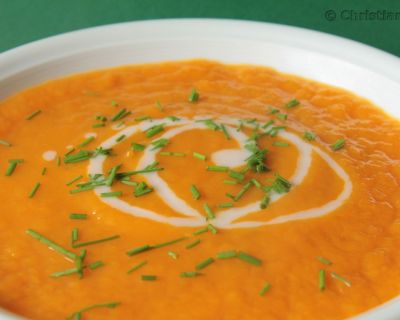 Vegan MoFo (16): Süßkartoffel-Apfel-Suppe