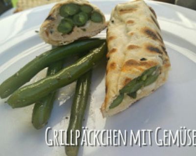 Grillpäckchen mit Gemüse