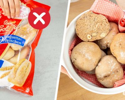 Aufbackbrötchen selber machen auf Vorrat – zum Einfrieren und Aufbacken
