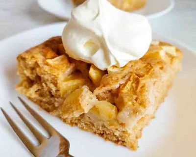 Einfachster veganer Apfelkuchen vom Blech
