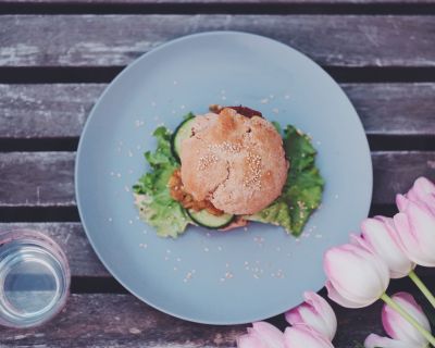 Veganer Burger