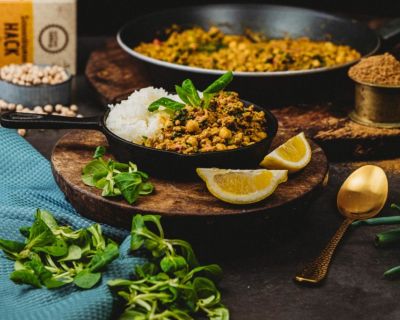 Chana Dal mit Sonnenblumen Hack
