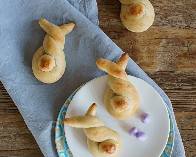 Joghurthäschen mit Mandeln