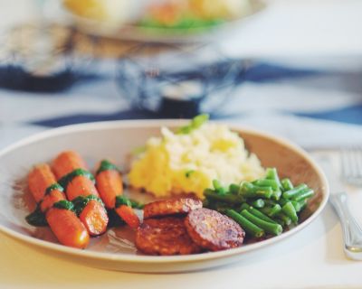 Selleriepüree mit Tempeh