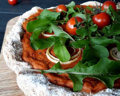 Kartoffel Pizza (Vegan, Glutenfrei, Ohne Hefe)