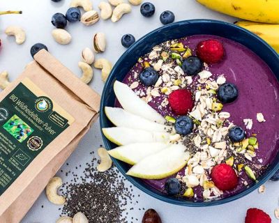 Wildheidelbeer Smoothie Bowl