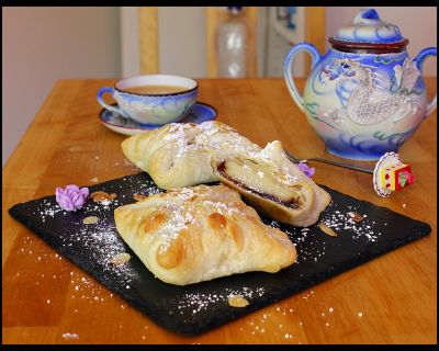 Rezept vom 09.09.2015: Süße Marzipan Pflaumenmus Taschen (Vegan)