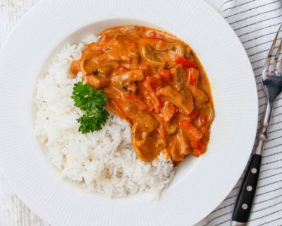 Einfaches Paprika Curry