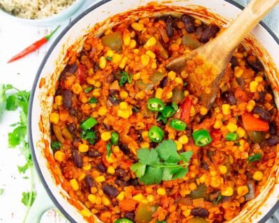 Chili sin Carne mit Linsen