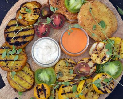 Bunte Gemüsesteaks (vegan)