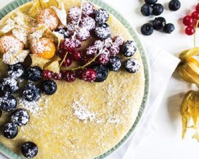 Yummy No-bake Cake mit Beeren (vegan & glutenfrei)