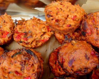 Vegane Pizzamuffins
