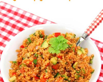 Veganer Bulgursalat