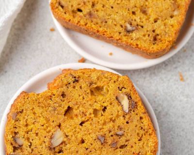 Veganer Karottenkuchen mit Nüssen