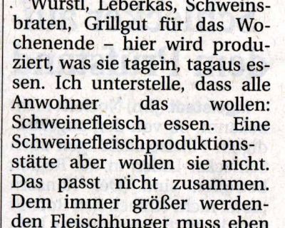 Schweinemastanlage