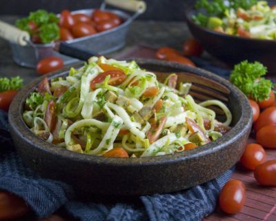Spätzle-Lauch-Salat – Nudelsalat mal anders!