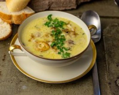 Köstliche Cremesuppe vom Schopftintling