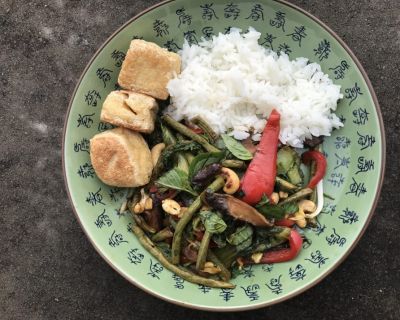 Schlangenbohnen nord-thailändische Art