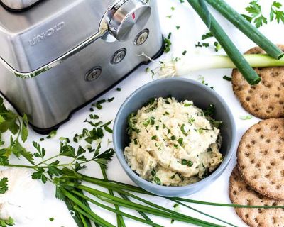 Veganer Kräuterfrischkäse