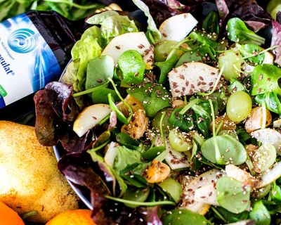 Gesund fruchtiger Wintersalat