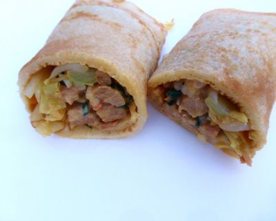 ASIATISCH GEFÜLLTE CREPEROLLEN