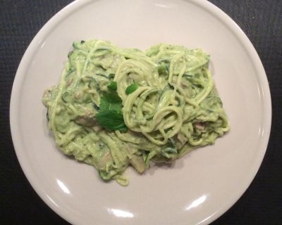 Zucchini – Spaghetti mit cremiger Soße