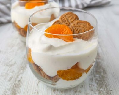 Veganes Mandarinen Spekulatius Dessert