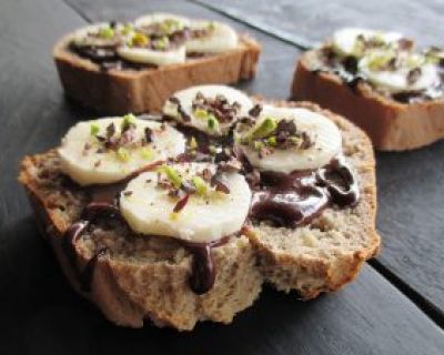 Einfaches Bananenbrot (Vegan, Glutenfrei, Ohne Öl)
