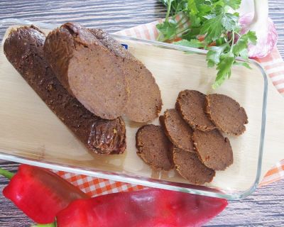 Vegane Sucuk (Knoblauchwurst)