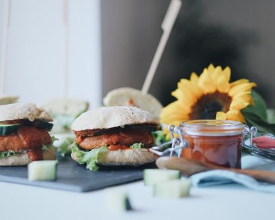 Lupinenburger vegan