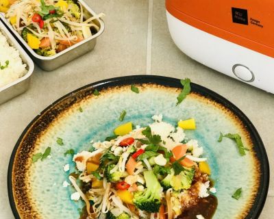 Blumenkohlreis mit Gemüse – asiatisch & low carb to go