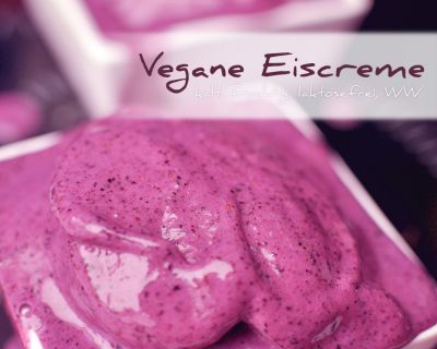 Vegane Eiscreme Heidelbeere | WW, laktosefrei