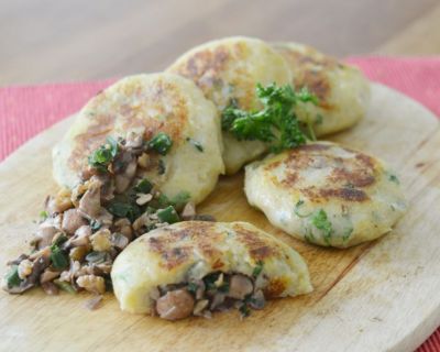 Rezept: Gefüllte Kartoffelpüreeküchlein