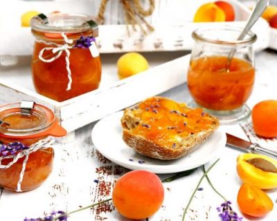 Aprikosen-Lavendel-Marmelade