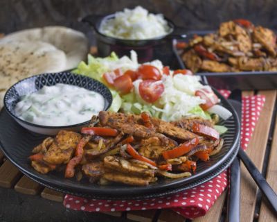 Tempeh-Gyros-Pfanne mit eigener Gewürzmischung