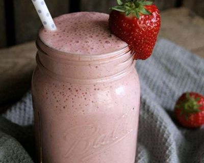 Cremiger Erdbeershake