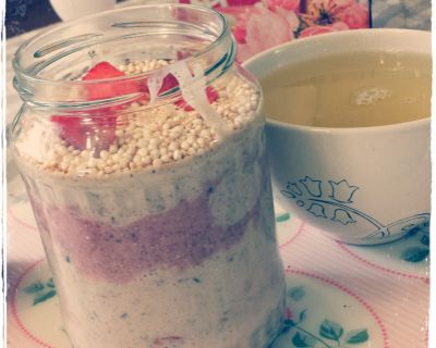 Joghurt Chia Smoothie zum löffeln