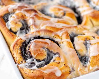 Vegane Mohnschnecken