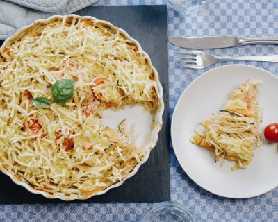 Glutenfreier Spaghettiauflauf