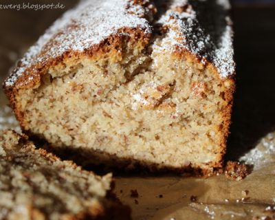 Locker leicht vegan - Nusskuchen (ohne Öl, Soja, Margarine) 