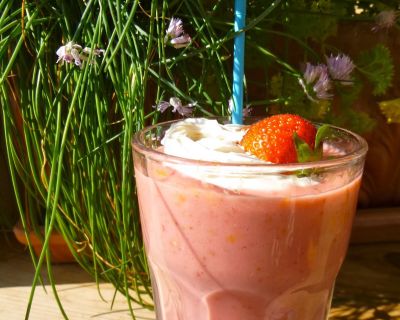 Erdbeer Milkshake Montag