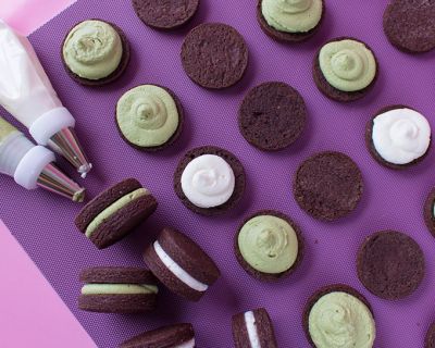 Oreos selbst machen + Matcha-Version (vegan)