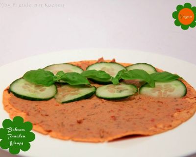 Weißer Bohnen Aufstrich – Wraps