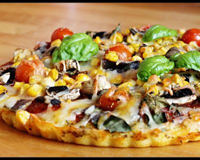 Rezept vom 03.08.2015: Polenta Pizza (Vegan)