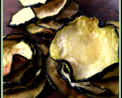 Knusprige Zucchinichips-ein low fat Snack
