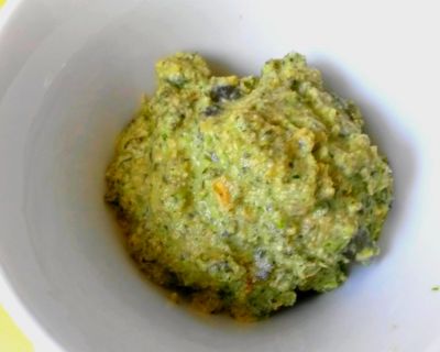 Brotaufstrich aus Kürbiskernen.