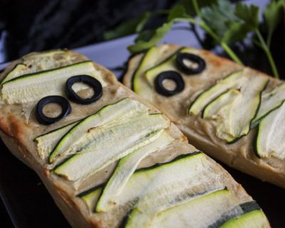 Zucchini-Mumien-Baguettes [Halloween-Edition]