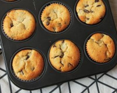 Rezept: Einfache Schoko-Bananen Muffins